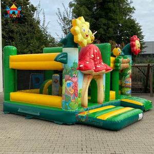 Château gonflable WINWAYTOYS pour fête de printemps, jeu combiné amusant en forme de champignon - Matériel PVC, capacité de 5 à 10 personnes, installation facile, location en gros en extérieur - Product Image 2