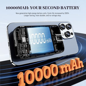 <span class=keywords><strong>พา</strong></span><span class=keywords><strong>ว</strong></span><span class=keywords><strong>เวอร์</strong></span><span class=keywords><strong>แบงค์</strong></span>ไร้สายแม่เหล็ก 2026 รุ่นใหม่ ความจุ 10000mah รองรับการชาร์จเร็ว PD22.5W พร้อมขาตั้งและปลั๊ก AC สำหรับชาร์จนาฬิกา - Product Image 3