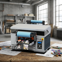 WD-ST4060 Printer Inkjet UV DTF Baru 4060 Mesin Enterprise Roll-to-Roll untuk Pencetakan Stiker, Kartu, dan Film A/B Flatbed