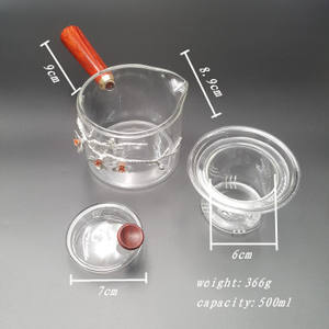 Squisito Bicchiere di Tè Nero <span class=keywords><strong>Teiera</strong></span> Set di Tre-in-one <span class=keywords><strong>Teiera</strong></span> <span class=keywords><strong>Con</strong></span> <span class=keywords><strong>Infusore</strong></span> Lato Maniglia <span class=keywords><strong>Teiera</strong></span> - Product Image 2