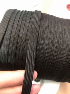Cordon plat en polyester double couche à âme creuse de 10 mm, 200 couleurs, pour bricolage, idéal pour cordons de chutes, cordons de serrage, cordons de chapeaux, ceintures et lacets - Product Image 3