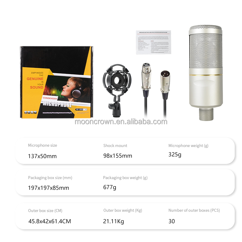 Zx-320 Cardioid Xlr Condenser Microphone For Recording & Streaming