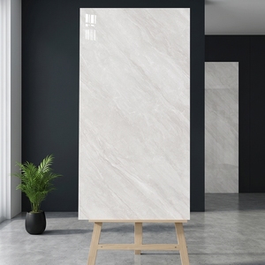 Gạch lát sàn phòng khách sạn men bóng đẹp, gạch ceramic giả đá marble 750*1500mm màu xám bóng, gạch ốp tường bếp, gạch lát sàn men bóng — ảnh 1