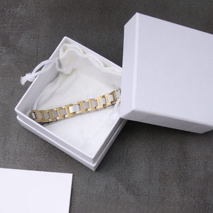 <span class=keywords><strong>Bracciale</strong></span> in Acciaio Inossidabile con Motivo a Coccodrillo di Alta Gamma, Geometrico, Unico ed Elegante, con Scatola e Sacchetto - Product Image 2