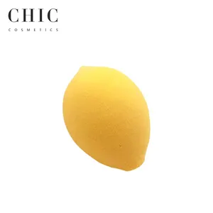 2024 fábrica limão cosméticos logotipo frutas colorido látex livre macia compõem liquidificador beleza profissional cosméticos esponja maquiagem ovo