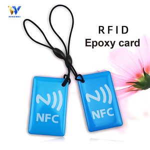 Aangepaste Logo Nfc/Rfid <span class=keywords><strong>Epoxy</strong></span> Sleutelhanger 13.56 Mhz Herschrijfbare Crystal Adhesive <span class=keywords><strong>Epoxy</strong></span> Access Control Nfc Kaart - Product Image 5