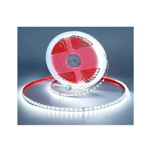 Faixa led de lente de silicone, flexível, para uso comercial, de alta qualidade, fria, branca, dobrável, perfil de corda