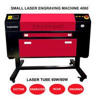 Graveur laser CO2 6040, découpeuse laser pour acrylique, bois, artisanat, 60W 80W, machine de gravure et de découpe laser USB