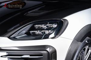 Para Porsche Cayenne 2024 2025 2026 9Y0.2, <span class=keywords><strong>Cejas</strong></span> <span class=keywords><strong>de</strong></span> Faro MSY Mejoradas <span class=keywords><strong>de</strong></span> Fibra <span class=keywords><strong>de</strong></span> Carbono Seca - Product Image 4