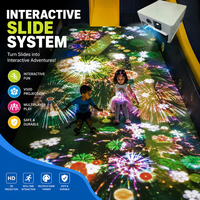 Tobogán Interactivo Digital Personalizable con Proyección, Centro de Actividades para Niños en Interiores, para Juegos