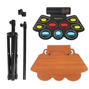 Kit de Batería Enrollable de Mano, 9 Pads de Silicona, Batería Electrónica Multicolor <span class=keywords><strong>para</strong></span> Niños Principiantes - Product Image 6