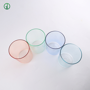 Copos de Vidro de Alta Qualidade Copos de Vidro Borossilicato Coloridos Resistentes ao Calor Personalização de Embalagem e Logo Copo de Bebida de Vidro - Product Image 6