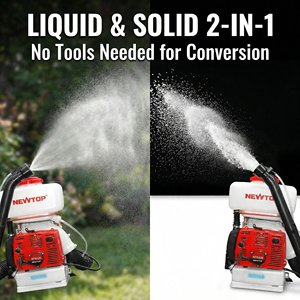 Pulverizador de Mochila de Alta Calidad de 2 Tiempos, 56.5CC, 2.6KW, 2 en 1 para Nebulización y Pulverización, para Control de Plagas Agrícolas y Fertilización - Product Image 4