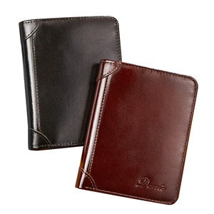 Portafoglio retrò di nuova moda WRF-65, blocco RFID in vera <span class=keywords><strong>pelle</strong></span> porta soldi porta carte da uomo portafogli borse in <span class=keywords><strong>pelle</strong></span> - Product Image 4