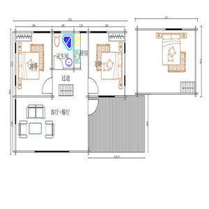 2023 nouvelle petite cabane en bois maison cabanes en bois à vendre - Product Image 3