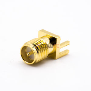 Conector SMA SMT de 50 Ohmios |   Conector de PCB de Montaje Superficial con Tecnología de Inserción por Presión |   Cable Coaxial RF Chapado en Oro Compatible con Soldadura por Reflujo - Product Image 3