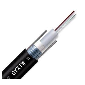 สายเคเบิลใยแก้วนำแสงสำหรับภายนอกอาคาร GYXTW 2/4/6/8/12 คอร์ แบบ Single Mode G.652D  สายใยแก้วนำแสงหุ้มเกราะเบา  จัดจำหน่ายโดยโรงงาน - Product Image 1