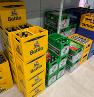 Máquina de Serigrafía de Dos Colores de Rendimiento Estable para Impresión de Cajas de Bebidas de Plástico