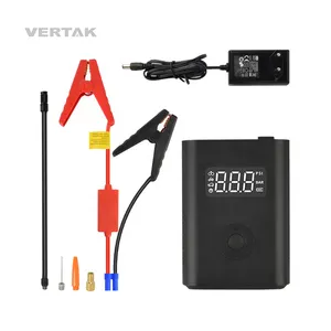 VERTAK Portable Air Compressor Pump Mini Tire Inflator Electric Tyre For Car With Digital LCD Screen