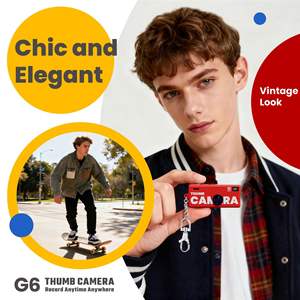 Design Graffiti à la Mode 1080P 130 °   Appareil photo numérique miniature vintage des années <span class=keywords><strong>90</strong></span> avec <span class=keywords><strong>flash</strong></span> intégré, style grand angle - Product Image 4