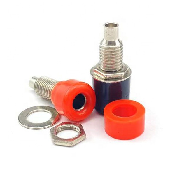 Heayzoki - 10 Prises Bananes Noir/rouge 32A - Connecteurs Empilables Pour Câbles Haut-parleur - 4mm