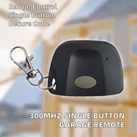 Télécommande de porte de garage à code roulant RF 300 MHz, 10 commutateurs DIP, portée de 30 m, batterie AAA, ouvre-porte, émetteur