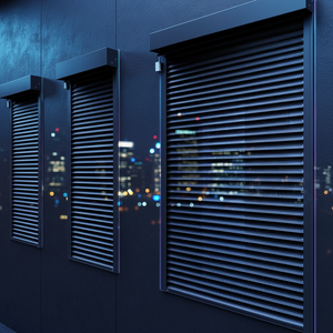 Porte de <span class=keywords><strong>garage</strong></span> à enroulement électrique en alliage d'aluminium Changzhengyuan W-22, style moderne et simple, isolation thermique, coupe-vent - Product Image 2