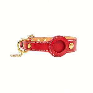 Genuine Leather Durable Adjustable Retro Blush <b>Pink</b> Dog Collar for <b>Gifts</b> - Product Image 6