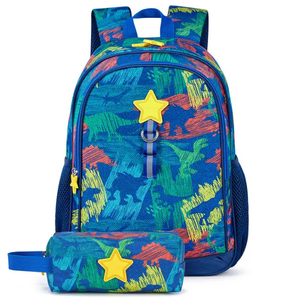 <span class=keywords><strong>Zaino</strong></span> mimetico con dinosauro per bambini, carino zainetto con pacco pranzo e astuccio per matite - Product Image 2