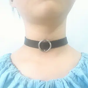 Fabriek Directe Verkoop Harajuku Armband Met Koreaanse Versie Van Eenvoudige Mode Ol Lederen Kraag Kettingen Ketting Juweel