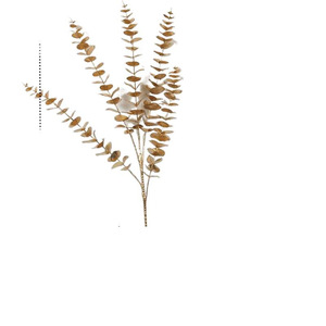 ดอกไม้ประดิษฐ์ Kch ผสมผลเบอร์รี่สีแดง ใบไม้สีทอง พลาสติก สำหรับตกแต่งงานแต่งงาน - Product Image 5