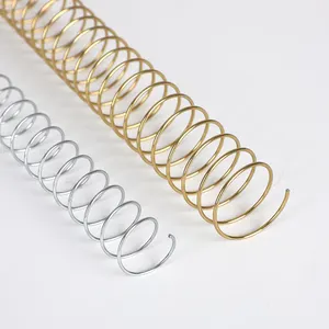 Cincin pengikat kawat, pengikat spiral logam warna-warni untuk A4 notebook cincin binder
