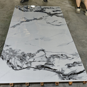 Panneau mural en <span class=keywords><strong>PVC</strong></span>, feuille <span class=keywords><strong>de</strong></span> marbre UV, imitation bois - Product Image 1