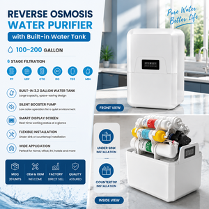 Purificateur d'eau moderne 6 étapes 100 GPD avec système de filtration intégré pour usage domestique et commercial, système de filtration turc à 6 étapes (PP+CTO+PP) - Product Image 2