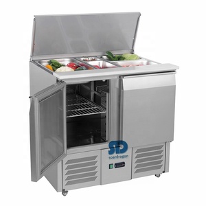 Soardragon Hot Bán Tự Chọn Salad Tủ Lạnh Thương Mại Salad Hiển Thị Truy Cập Tủ Lạnh Salad Tủ Lạnh Với Gn Chảo - Product Image 3