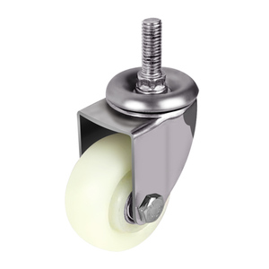 WH 3/4/5 Zoll <span class=keywords><strong>Nylon</strong></span>-Edelstahl-Lenkrollen für Nähmaschinen mit Bremse - Product Image 5