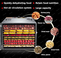 10 Lagen Commerciële Industriële Fruitgroenten Voedsel Dehydrator Beef Jerky Droogmachine Dehydrator Machine Prijs Pakistan