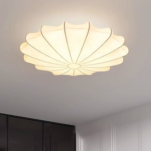 Lámpara de techo de seda de estilo japonés, Led D400D500D600D800 para sala de estar, dormitorio, estudio, hogar, minimalista, moderno, inspirado en el Zen - Product Image 1