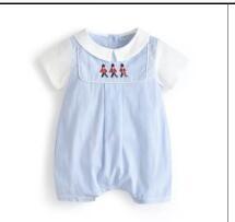 Ensembles de vêtements pour bébés garçons d'été 2022, chemises avec shorts rayés, vêtements pour enfants vintage, vente en gros 08AS105375 - Product Image 6