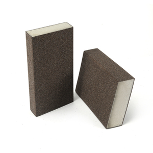 Blocs éponge <span class=keywords><strong>de</strong></span> ponçage double angle lavables et réutilisables, briques/plaques <span class=keywords><strong>de</strong></span> ponçage en mousse pour le finissage du cloisonné, du bois et du métal, utilisation humide et sèche - Product Image 4