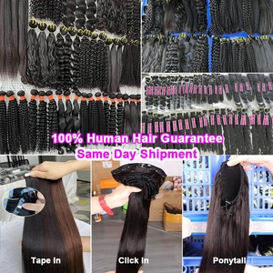 Chồn thô Brazil Trinh Nữ tóc con người, nguyên lớp biểu bì phù hợp tóc bó, giá rẻ dệt bouncy tóc bó - Product Image 6