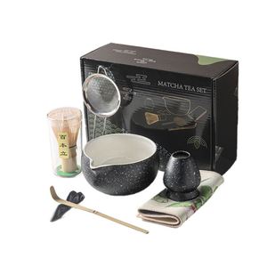 Juego Completo de Utensilios para Preparar Té al por Mayor, Cucharas de Cerámica, Tazón y Soporte para Batidor de Matcha Estilo Japonés para Amantes del Matcha - Product Image 1