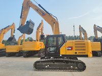 Excavatrice sur chenilles SY215C de 21,9 tonnes avec godet de 0,93 m³ pour travaux de terrassement et d'exploitation en carrière, dotée d'une forte force de creusement