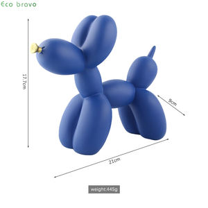 घर सजावट के प्यारा गुब्बारा कुत्ते मूर्तिकला nordic रेसिन कुत्ते के गुब्बारे में रहने वाले कमरे फर्नीचर - Product Image 6