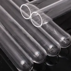 成功耐腐蚀硅胶管透明石英圆形玻璃试管