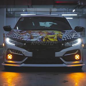 Conjunto de Luces Antiniebla Delanteras para Automóvil, Luces de Circulación Diurna para Honda Civic 2016-2021, 10.ª Generación, Kit de Carrocería, Accesorios para Automóvil - Product Image 6