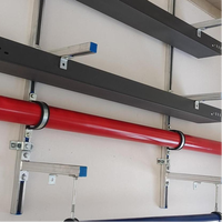 UTTERLY UTT82 Support en U et support de tuyau, également pince de fixation murale et de plafond pour tuyaux en acier au carbone et zingué, tailles de 1/2 à 8 pouces