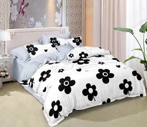 Sắc Tố In 100% Polyester 100TC Lớp Một Đám Cưới Hiện Đại Tám-Mảnh Kit Bộ Đồ Giường Bộ Cho Bốn Mù<span class=keywords><strong>a</strong></span> Nhà Phòng Ngủ Khách Sạn Sử Dụng - Product Image 6