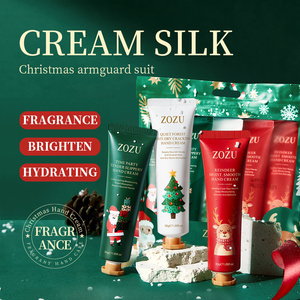 Juego de <span class=keywords><strong>Crema</strong></span> para Manos ZOZU OEM ODM al por Mayor, Blanqueadora, Hidratante, Anti-agrietamiento, Regalo de Navidad - Product Image 2