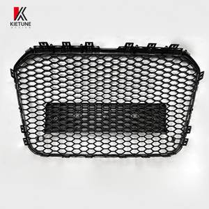 Griglia Frontale Stile RS6 in ABS <span class=keywords><strong>Nero</strong></span> Lucido per <span class=keywords><strong>Audi</strong></span> A6 C7 2010-2014, <span class=keywords><strong>Logo</strong></span> Personalizzabile, Vendita all'Ingrosso - Product Image 4